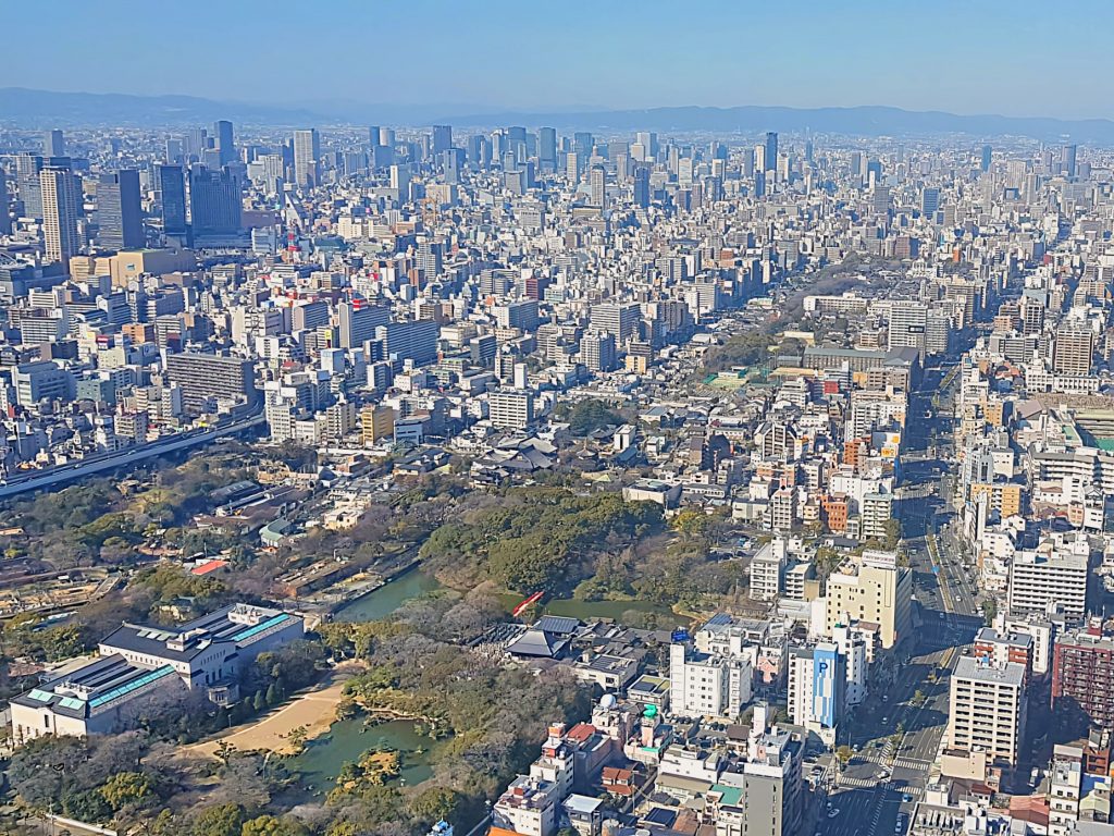 Osaka from above
